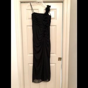 Black One Shoulder Formal Gown